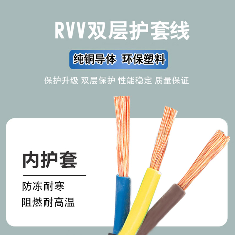 美標三芯雙頭電源線